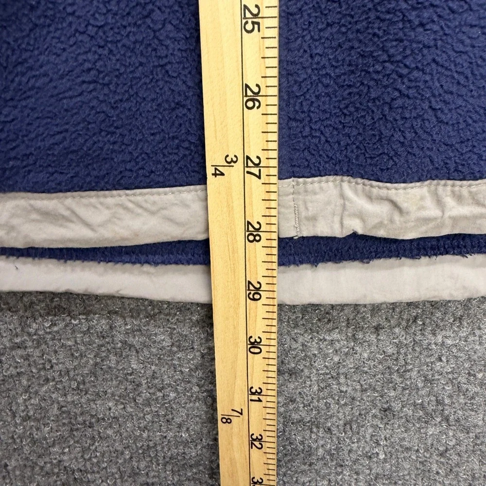The North Face Denali Fleece Jacket Mens XL Navy Blue Grey Full Zip Mock Neck